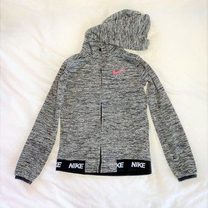 Nike Girls Dri-Fit Grey Hoodie Girls Size 6